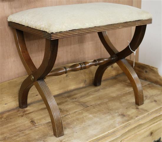 An X frame stool W.52cm